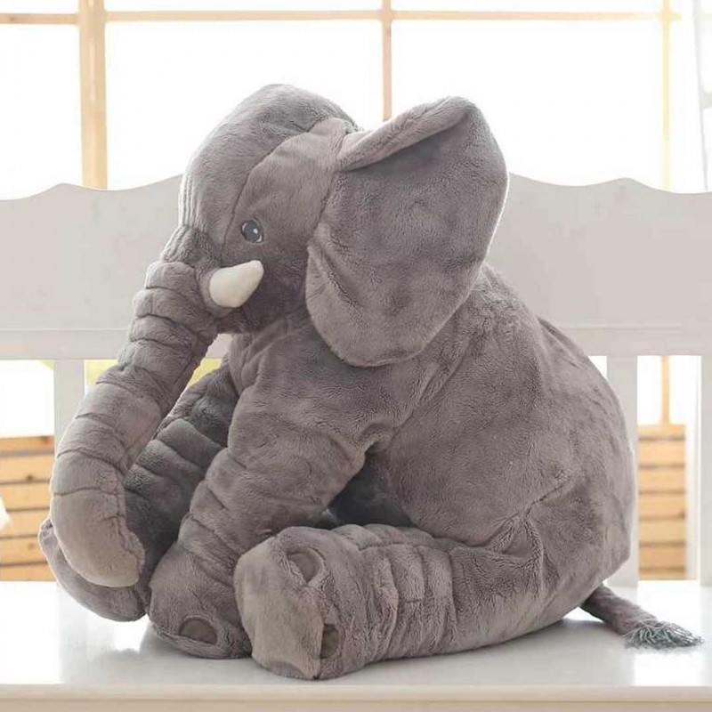 Plush Elephant Toy Baby Sleeping Pillow