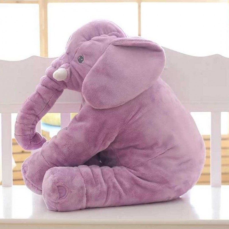 Plush Elephant Toy Baby Sleeping Pillow