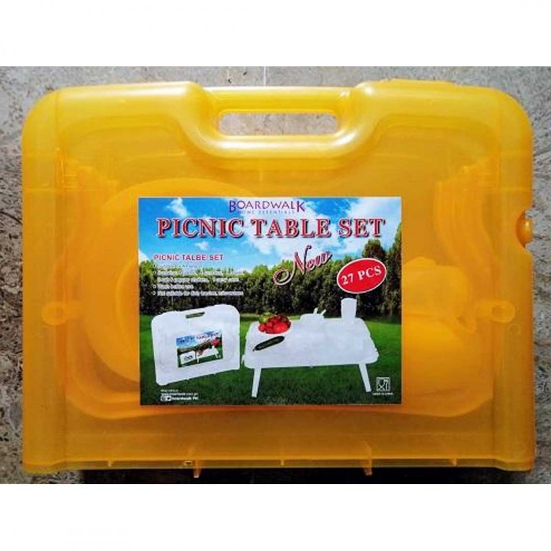 Outdoor Picnic Complete Dining Set With Mini Table