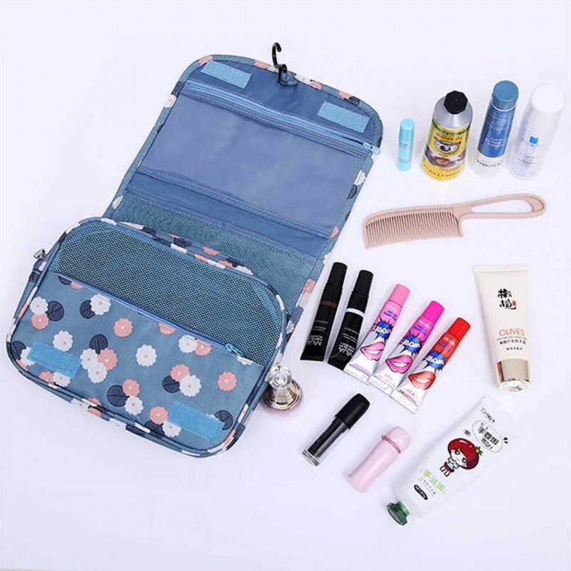 Travel Cosmetic Bag For Makeup Multi-function Large Capacity Hook Bag