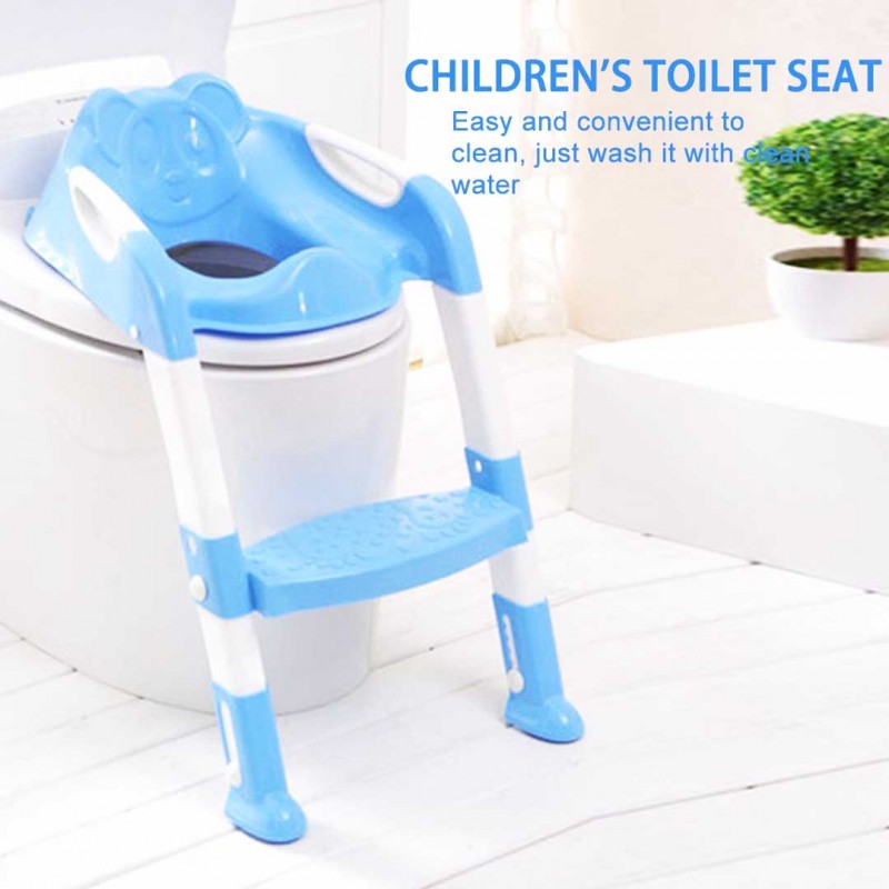 Kids Folding Toilet Seat With Ladder