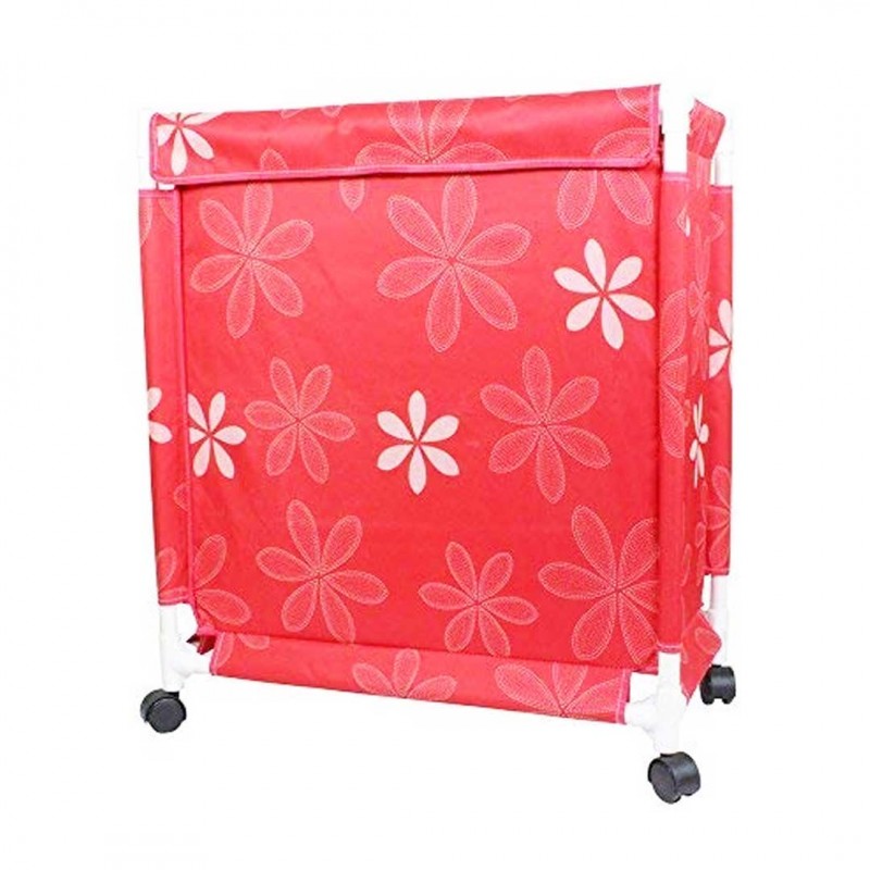 Foldable Trolley Laundry Basket