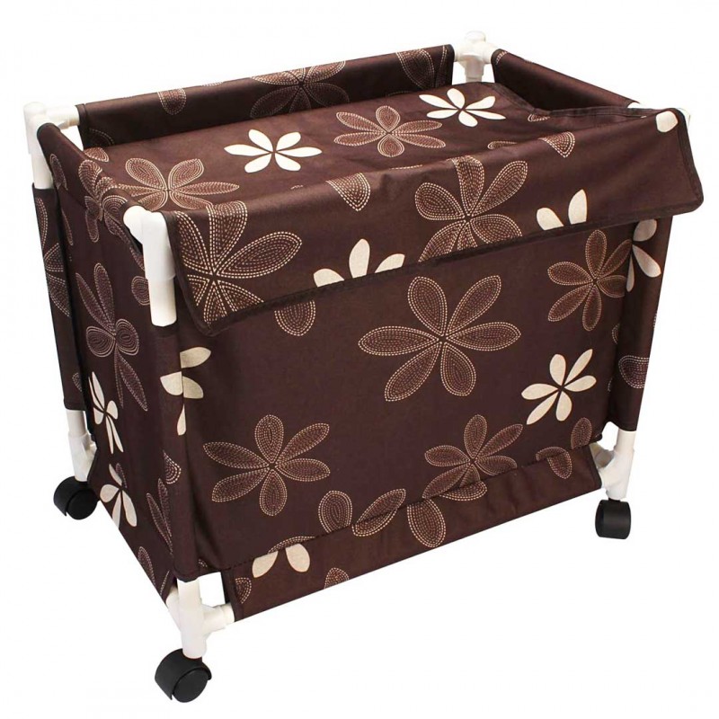 Foldable Trolley Laundry Basket