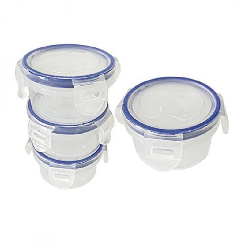 03 Piece Air Tight Round Food Storage Boxes