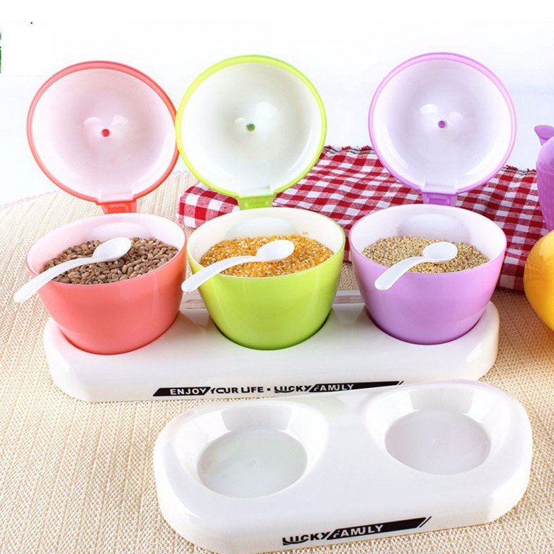 Cute Apple Shape Kitchen Spice Jar