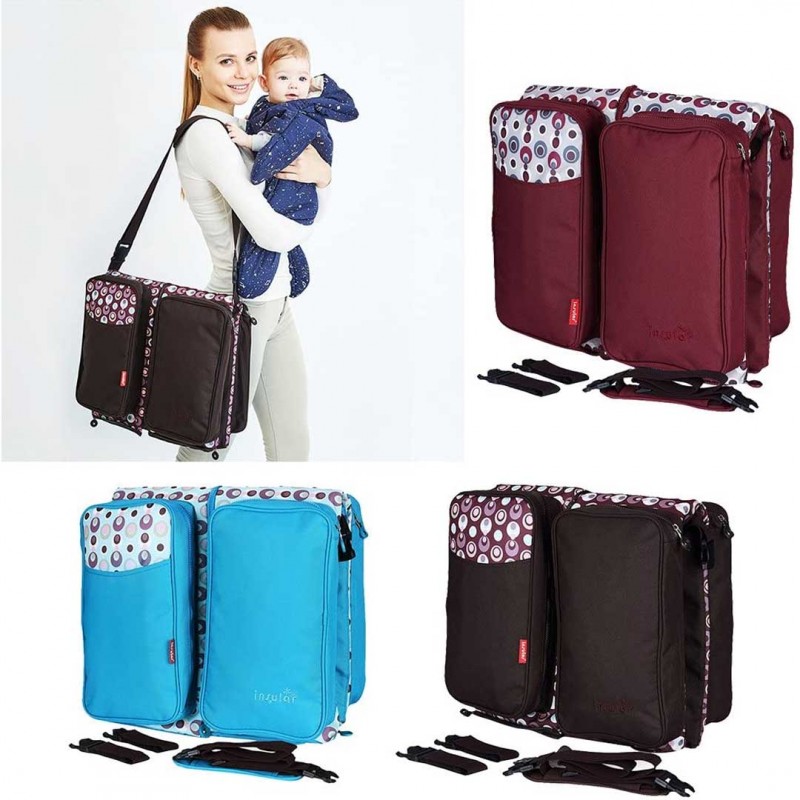 Baby Travel Crib Diaper Bag