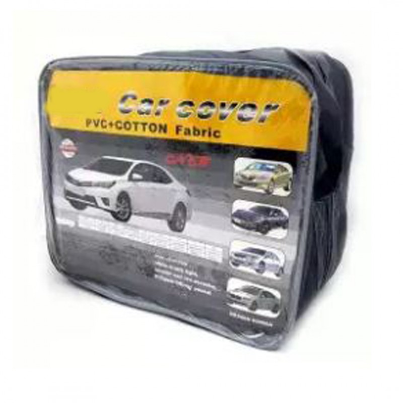 Car Cover – Toyota Corolla 2014-up – PVC & Cotton Fabric – L Size