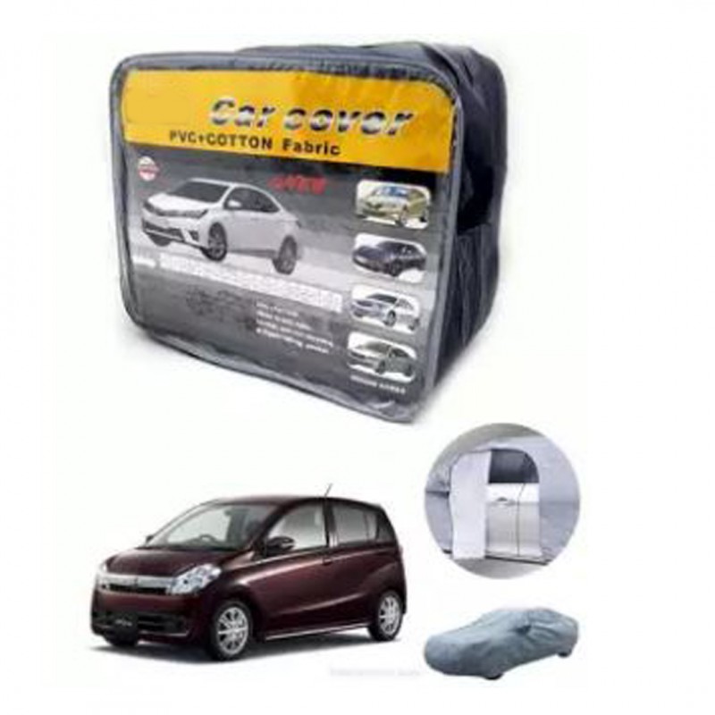 Car Cover Daihatsu Mira PVC & Cotton Fabric S Size