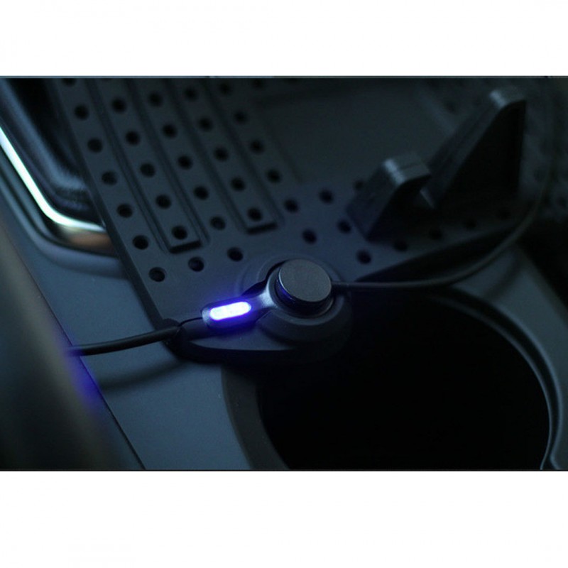 Car Mobile Holder Non-Slip Mat With Charging – Black