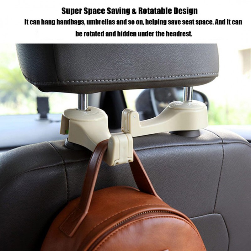 Car Hook and Phone Holder 2 in 1 Pack (Buy 01 & Get 01 Free)