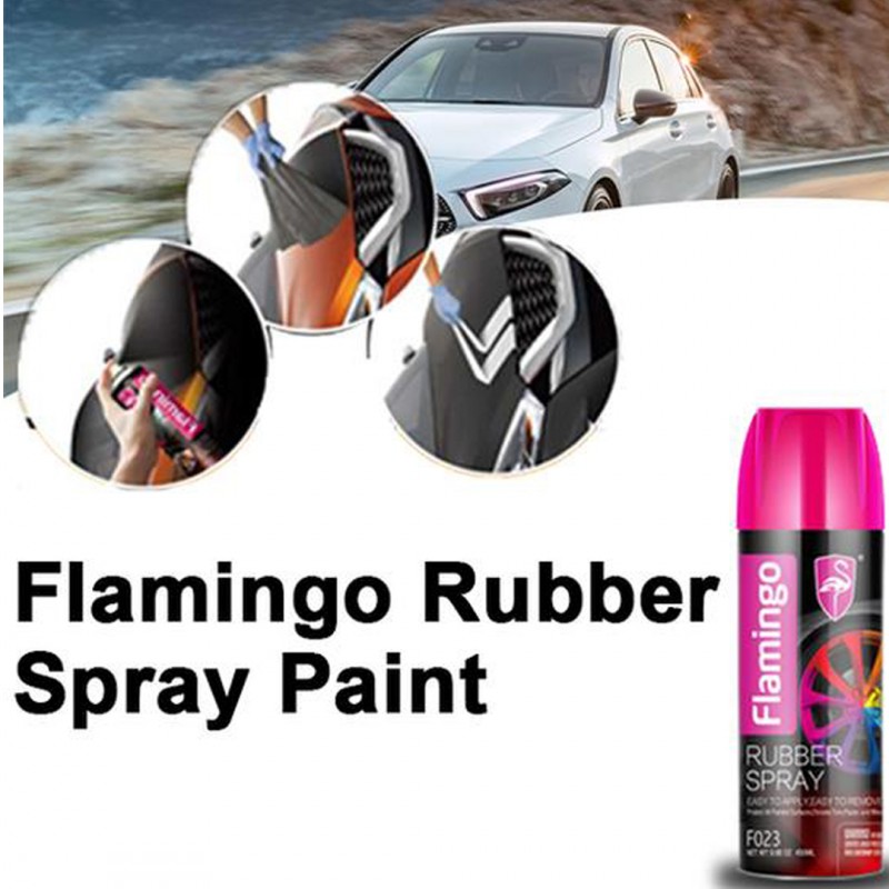 Flamingo Rubber Spray Paint - Yellow Pack (Buy 01 & Get 01 Free)
