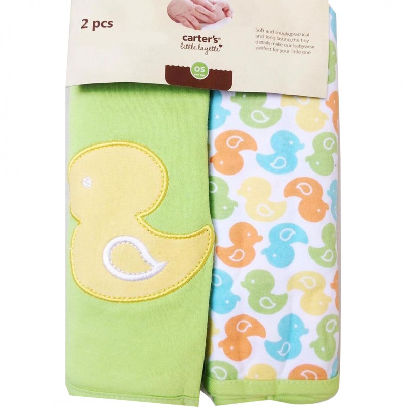 02 Pcs Cotton Baby Blanket