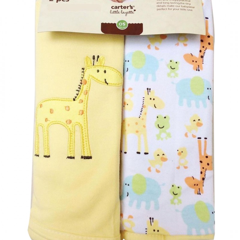 02 Pcs Cotton Baby Blanket