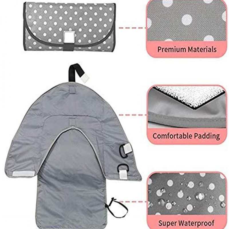 Baby’s Portable Changing Diaper Clutch Pad