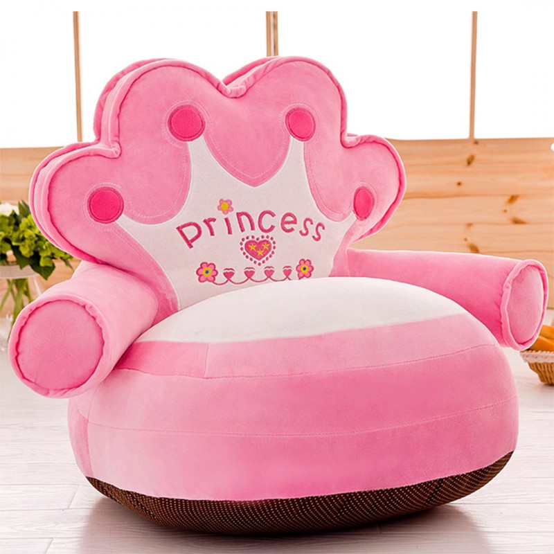 Cartoon Crown Design Baby Sofa