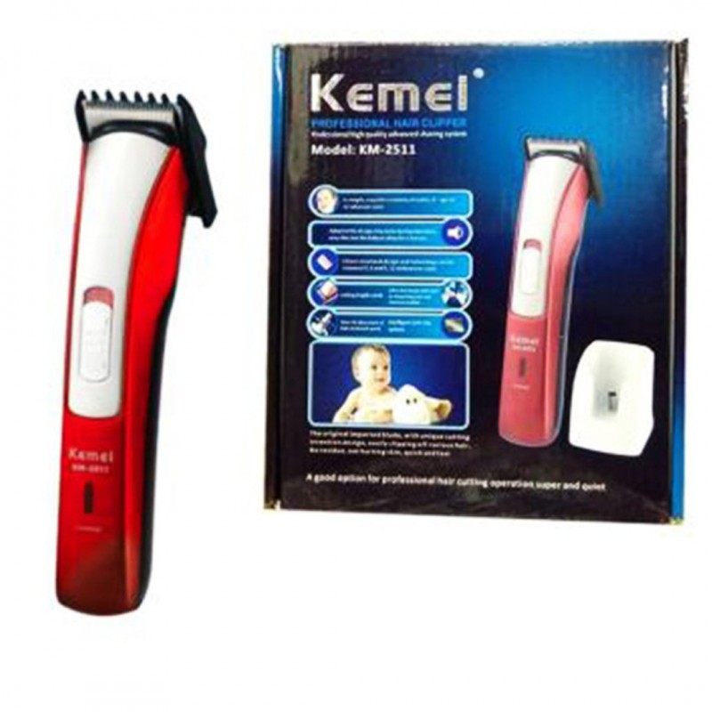 Kemei KM-2511 Rechargeable Hair Trimmer For High Quality Hair Cut
