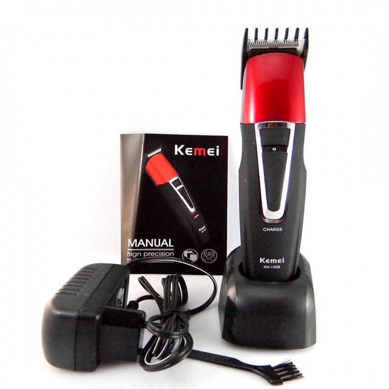 Kemei Km-1008 Rechargeable Beard & Moustache Hair Clipper & Trimmer for Men