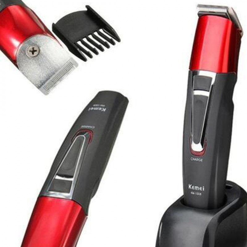 Kemei Km-1008 Rechargeable Beard & Moustache Hair Clipper & Trimmer for Men