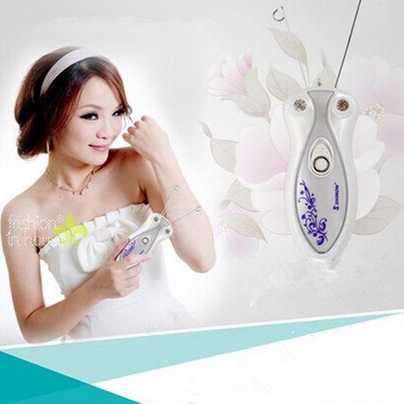 Electric Rechargeable Bee Threading Hair Epilator