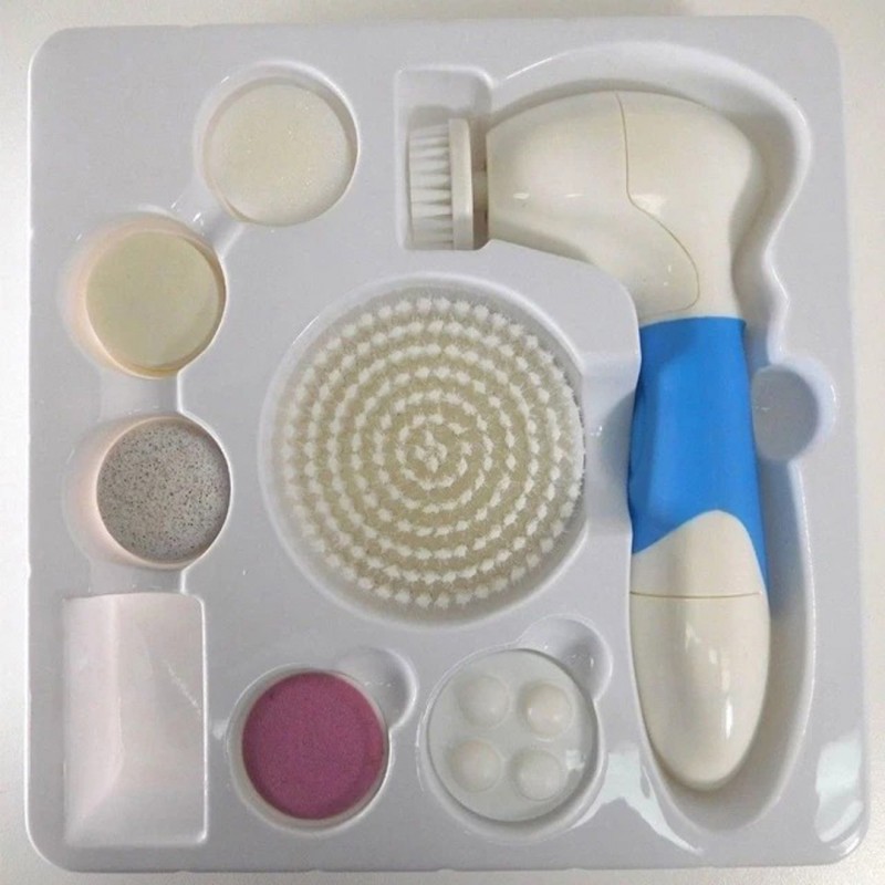 Bath Spa Face Waterproof 7 In 1 Cordless Cleansing Brush AE- 8288