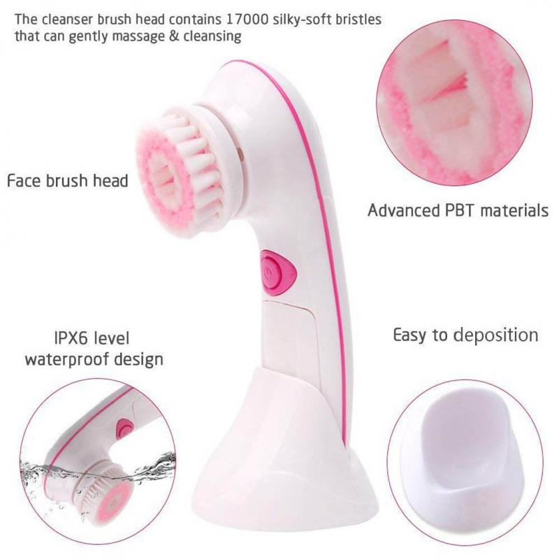 4 IN 1 Multi-Function White Beauty Face Massager AE8289A