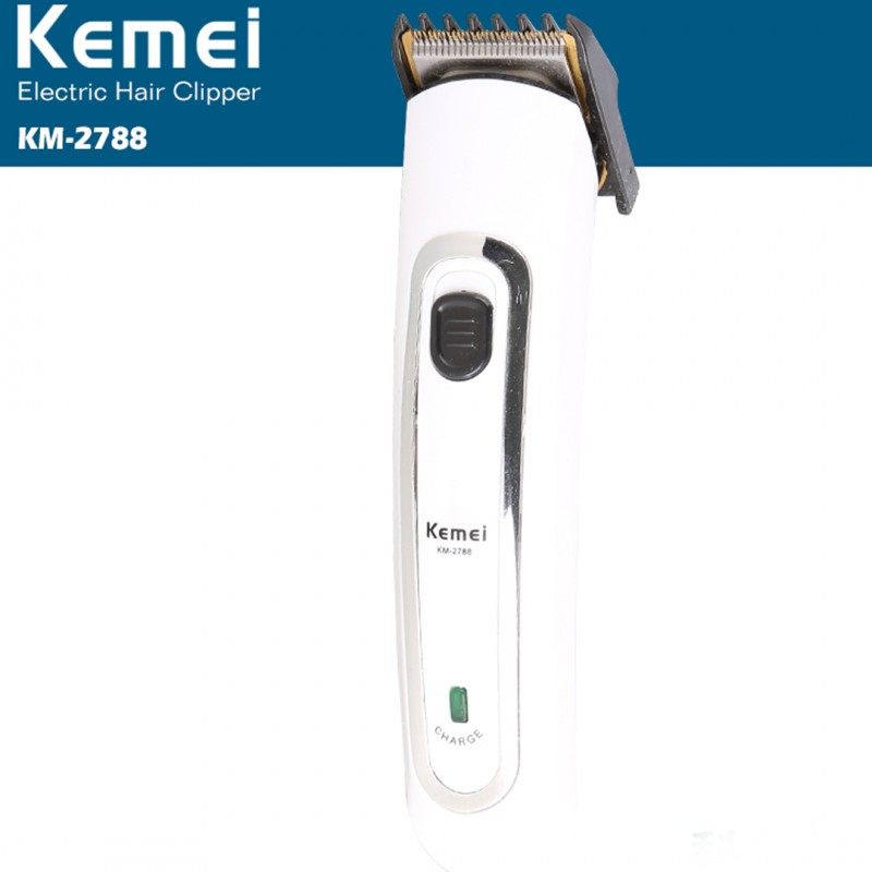 Kemei Hair Cut Km-2788 With Base Adapters Cut Hair Rechargeable Hair Clipper