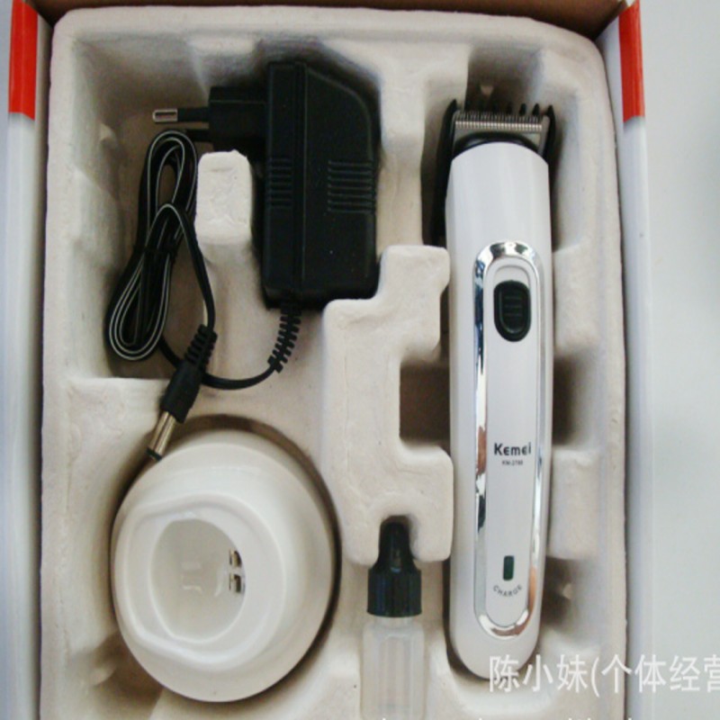 Kemei Hair Cut Km-2788 With Base Adapters Cut Hair Rechargeable Hair Clipper