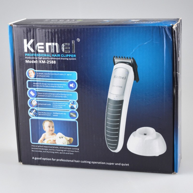 Kemei KM-2588 Rechargeable Hair Men Electric Shaver