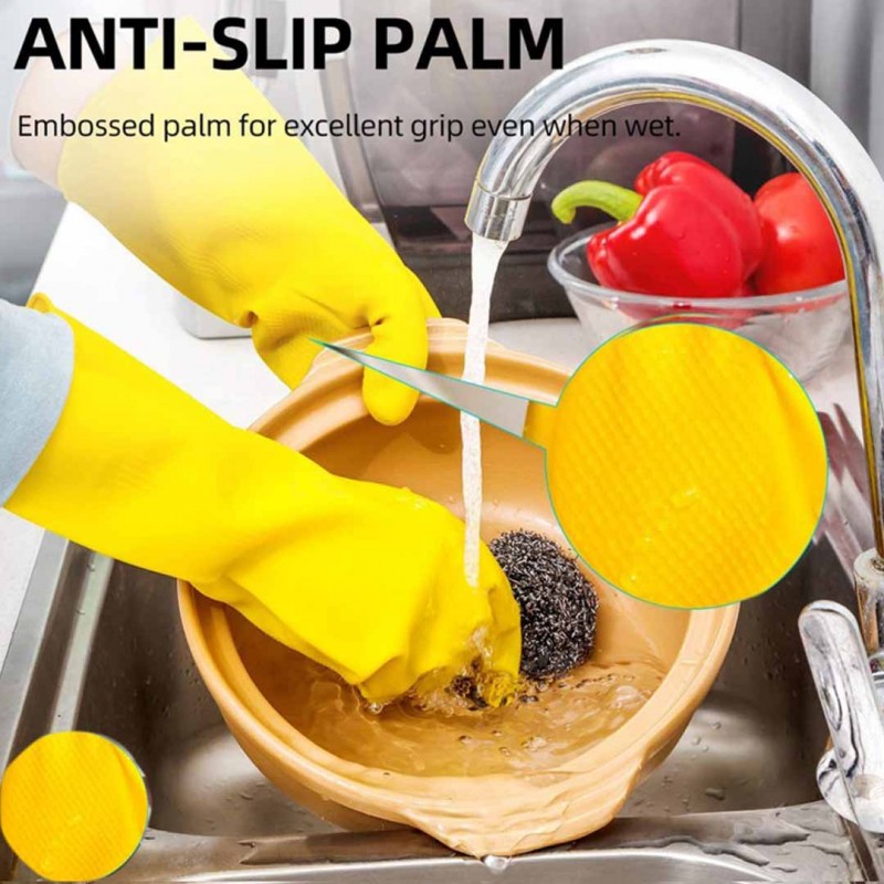 Dishwash Tray & Reusable Waterproof Gloves (Buy 01 & Get 01 Free)