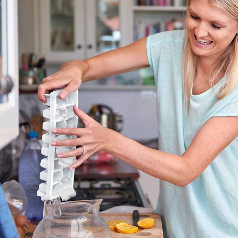 Fridge Storage Rack & Ice Cubes Tray (Buy 01 & Get 01 Free)