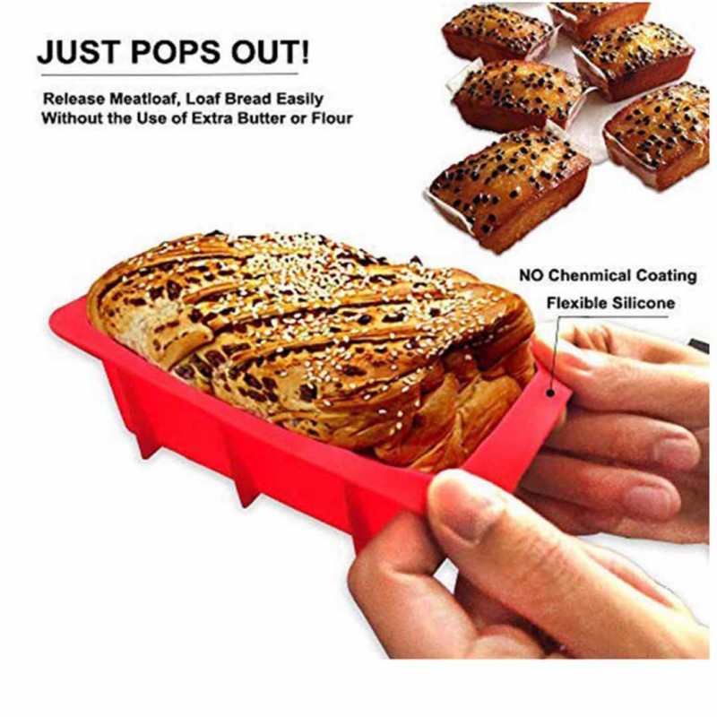 Cake Mold and Bread Pan All in One Baking Solution Buy 01 Get 01 Free