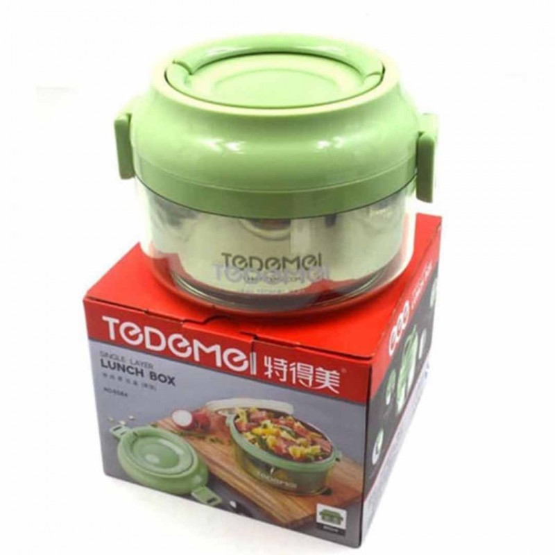 Lunch Box Stainless Steel 1 Layer & Unbreakable Collapsible Camping Mug (Buy 1 & Get 1 Free)