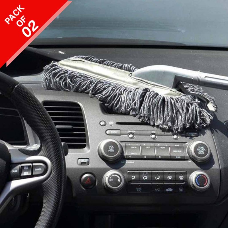 Car Cleaning Brush Pack of 02