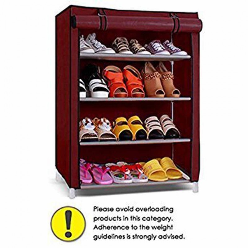 Roll Up Shoe Rack (4 Layer)
