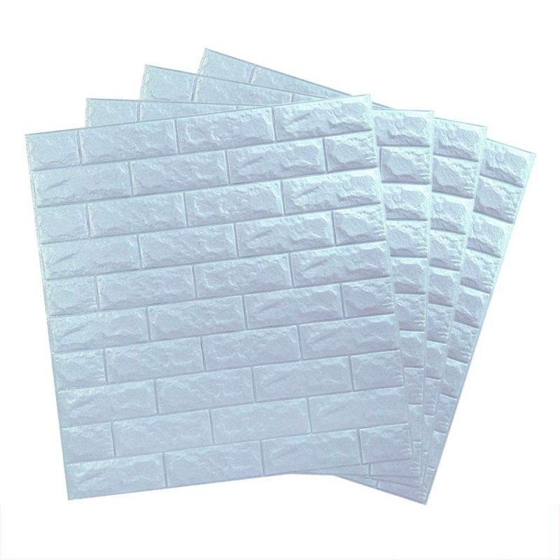3D Wall Panels Peel and Stick Wallpaper Blue Pack Of 30