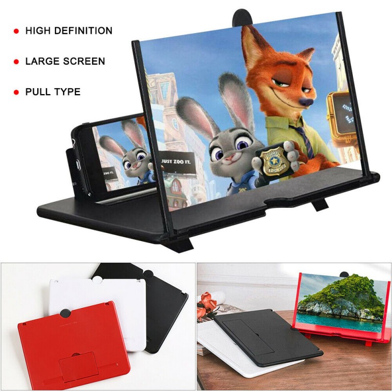 Mobile Phone Screen Magnifier Foldable 3D Video Amplifier