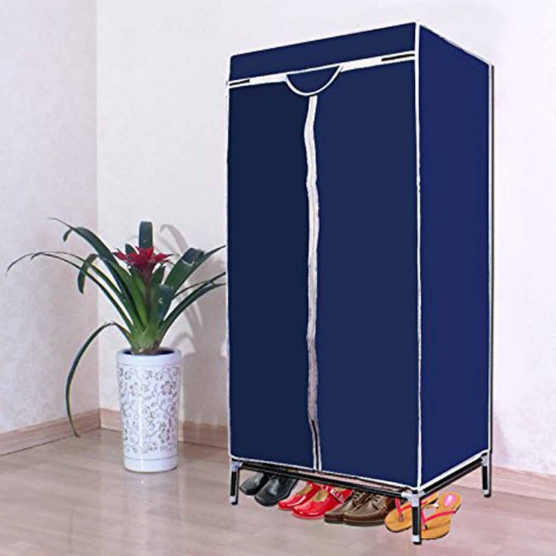 Single Door Space Saving Foldable Wardrobe