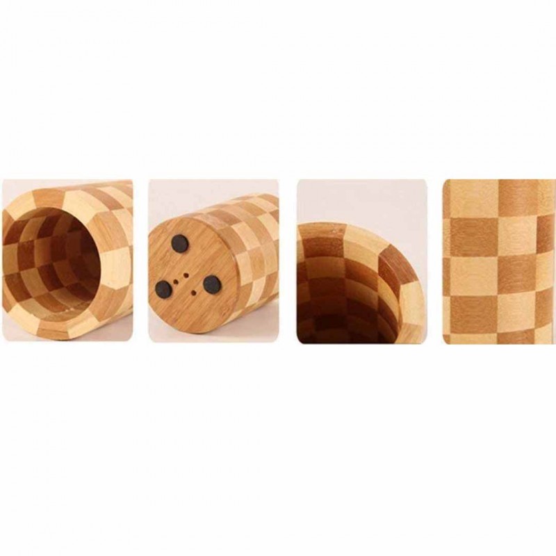 Round Wooden Cutlery Organizer Keep Your Drawers Tidy and Organized