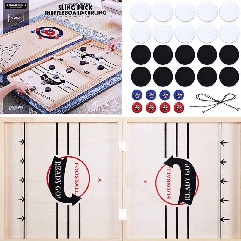 Fast Sling Foosball Puck Game Board Game