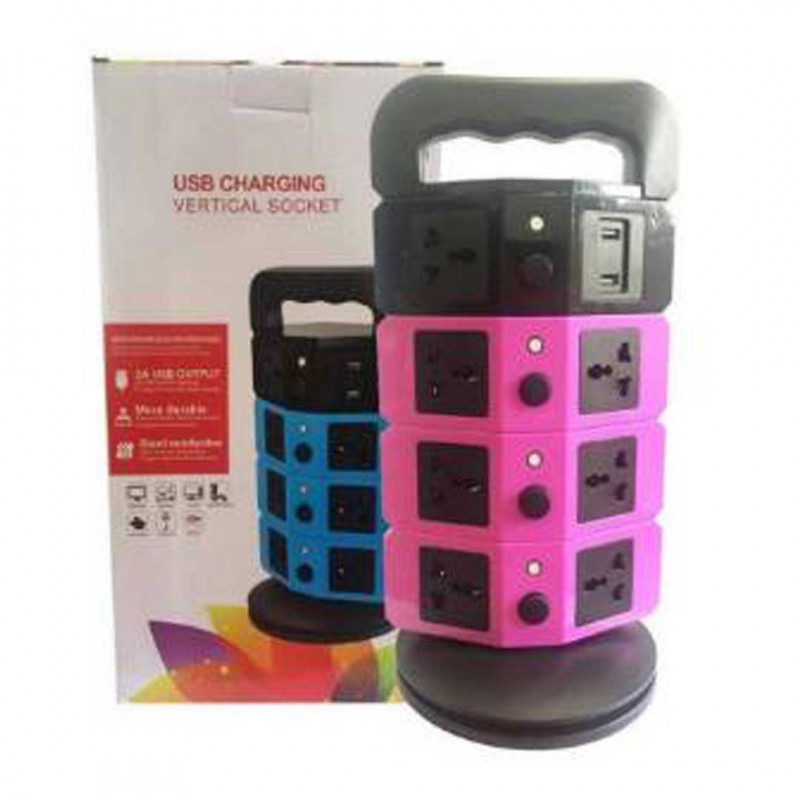 Universal 4 Layers 2 Usb & 11 Power Socket Extension Socket