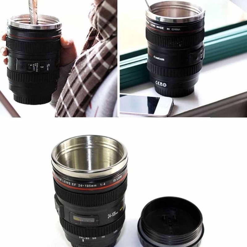 Camera Lens Shape Cup Coffee Tea Mug