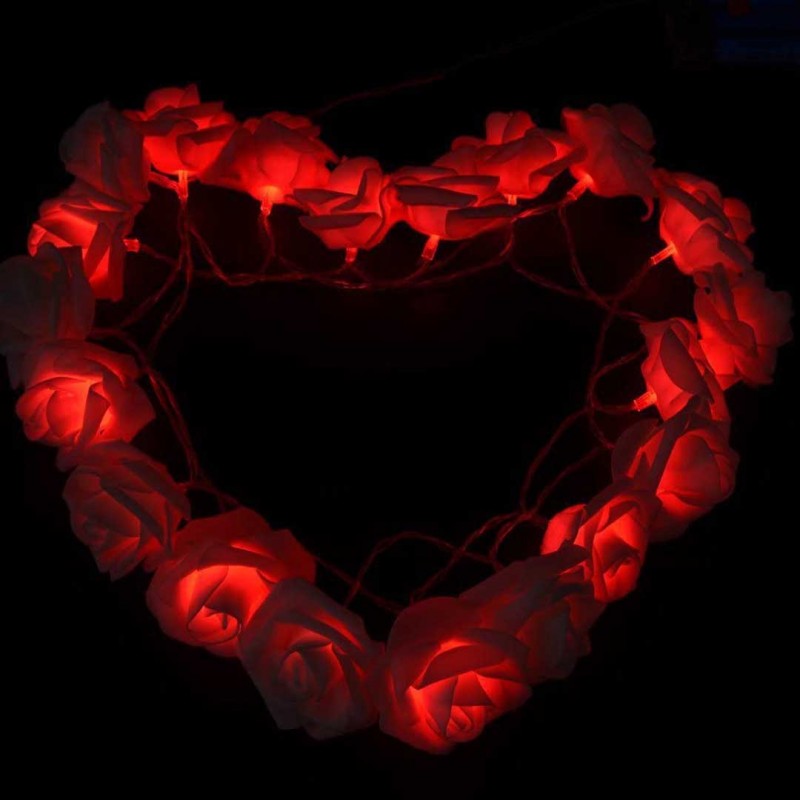 20 LED Decorative Rose String Lights
