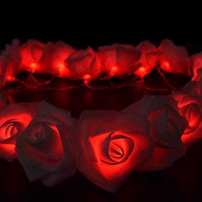 20 LED Decorative Rose String Lights