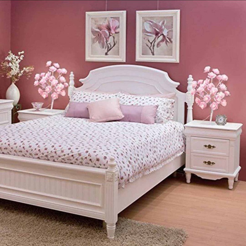 Flexible Pink Rose Led Lamp