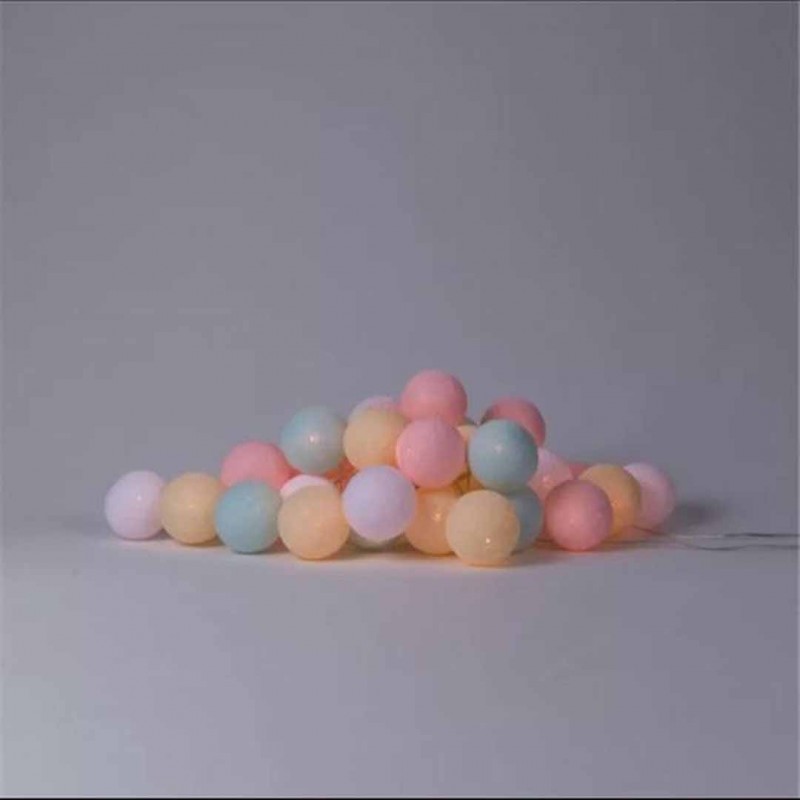 Led Cotton Balls Fairy Light