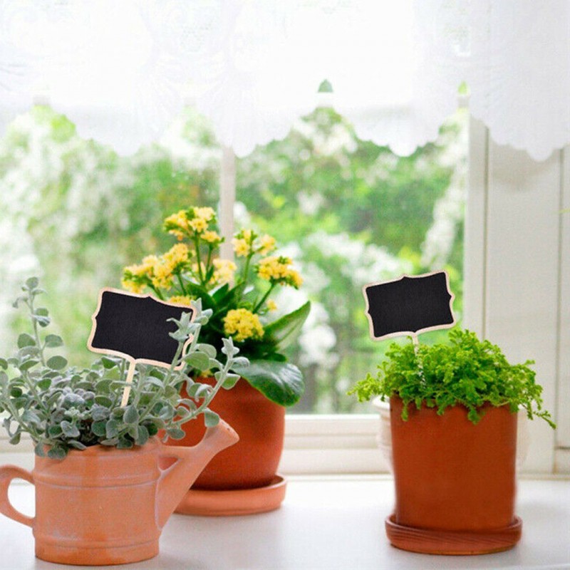 12pcs Mini Message Chalkboard For Kids Rectangle Blackboard