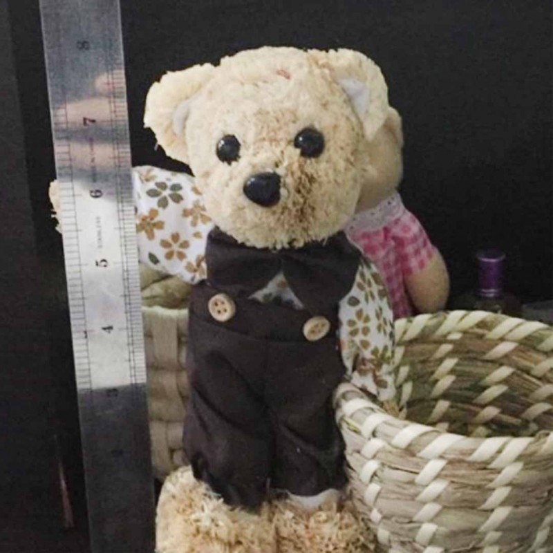 7Inch Cute Bear Basket Home Decor