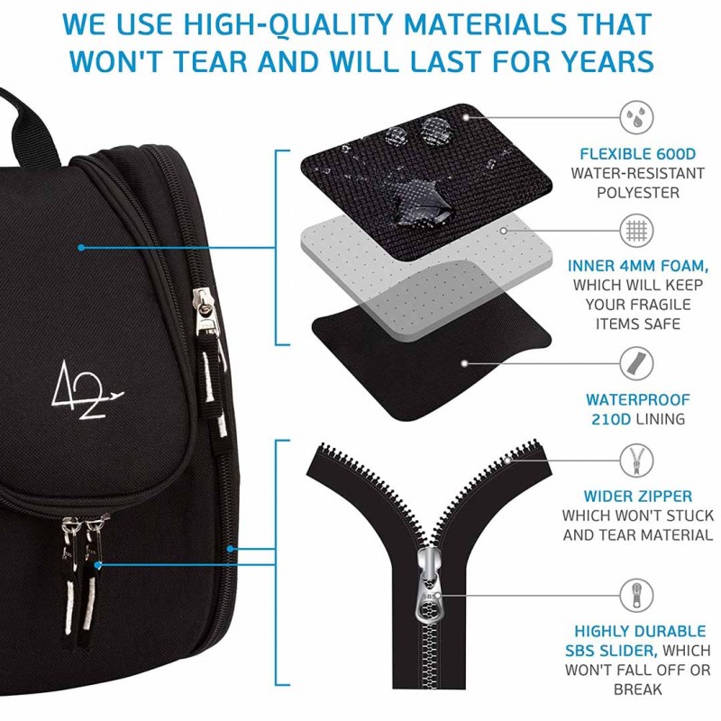 Premium Hanging Travel Organizer Bag for Men and Women