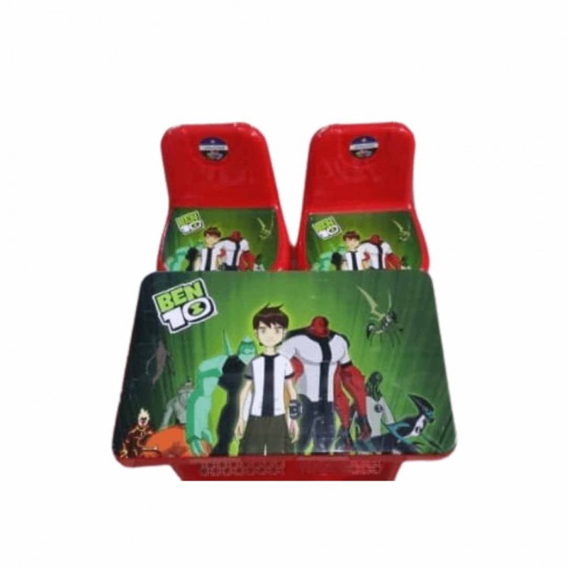 Kids Plastic Table & 2 Chairs Set