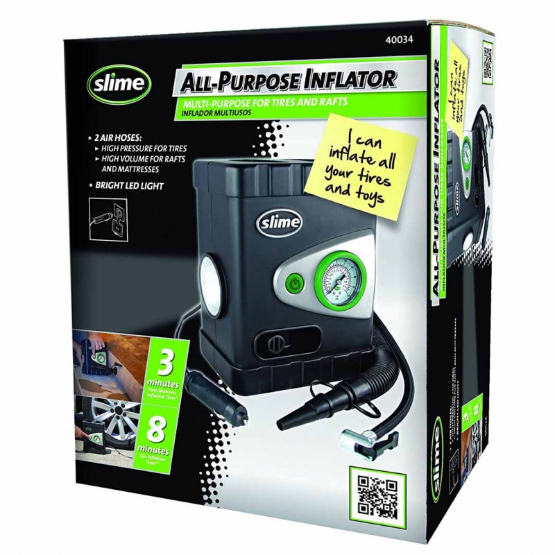All Purpose Dual Raft Pump Tire Inflator